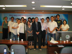 Jack McLeod at Sungkyunkwan University in Seoul, South Korea