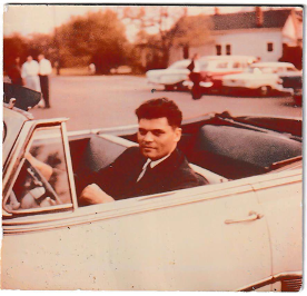 Ray Anderson in a car