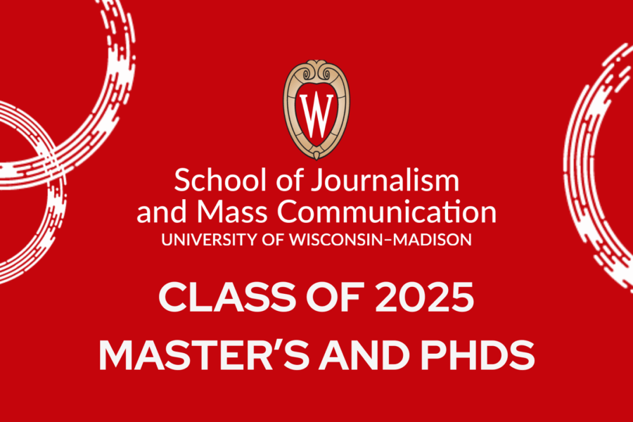 School of Journalism and Mass Communication Class of 2025 Master's and PhD graduates.