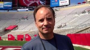 Tom Mulhern at Camp Randall in Madison, Wisconsin