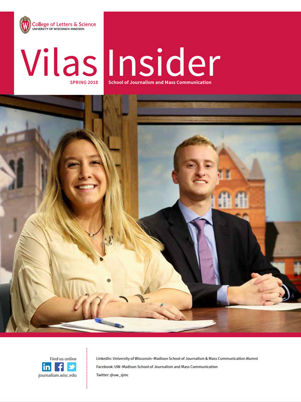 Cover of Vilas Insider Spring 2018 issue