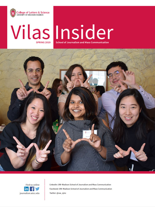 Cover of Vilas Insider Spring 2019 cover