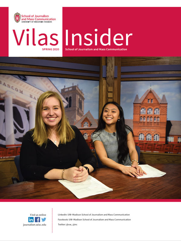 Cover of Vilas Insider Spring 2020 issue