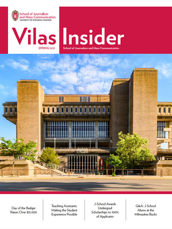 Cover of Vilas Insider Spring 2021 issue