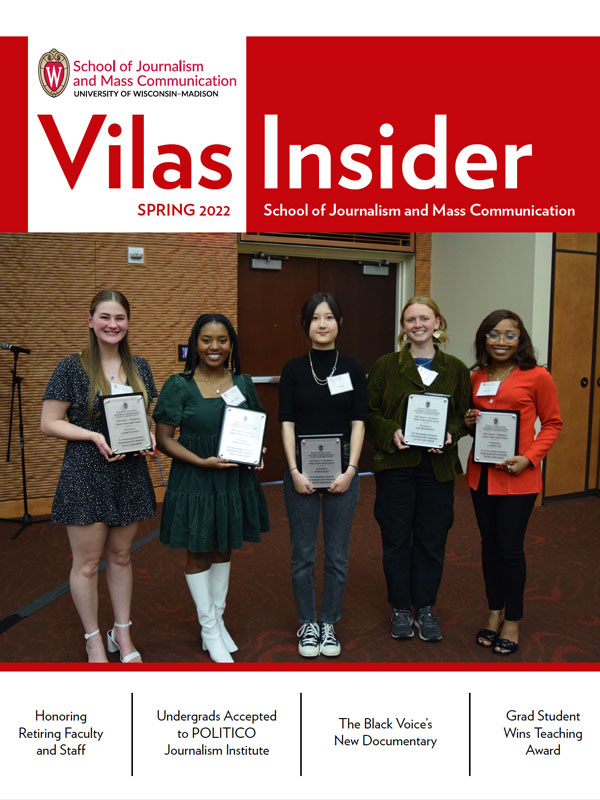 Cover of Vilas Insider Spring 2022 issue