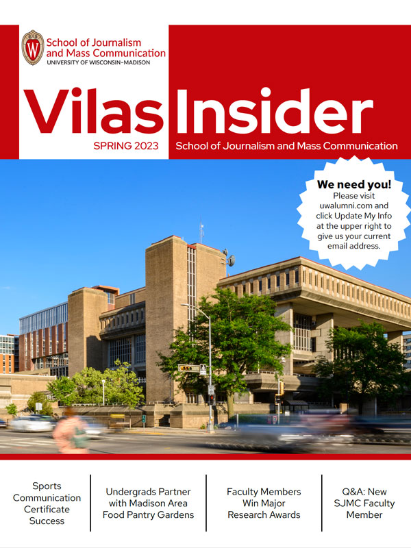 Cover of Vilas Insider Spring 2023 issue