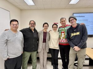 Mengyu Li after defending her Ph.D. dissertation.