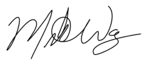 Signature of Mike Wagner